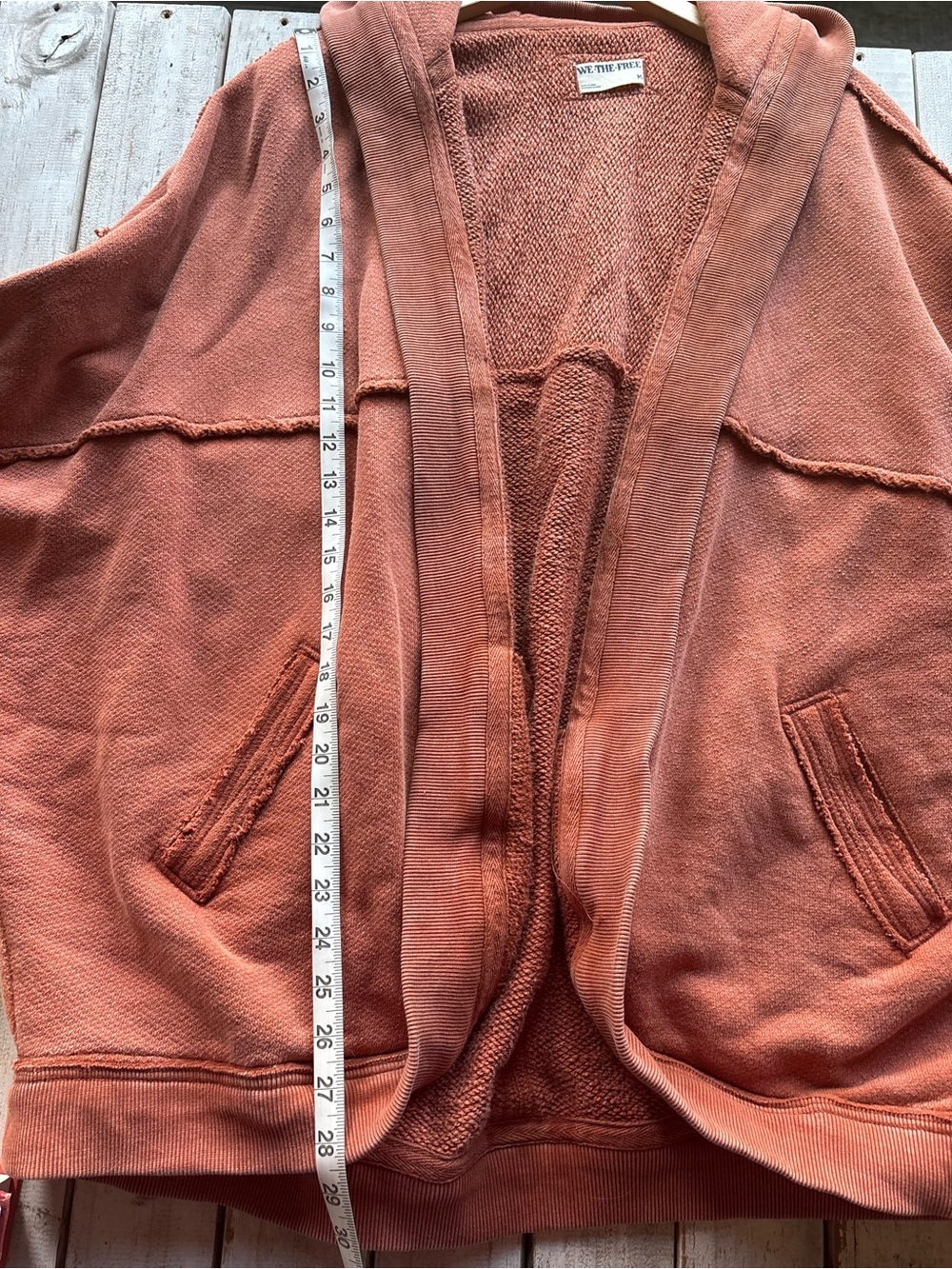 We The Free Forever Cardigan Auburn Cotton Size M - Picture 3 of 12